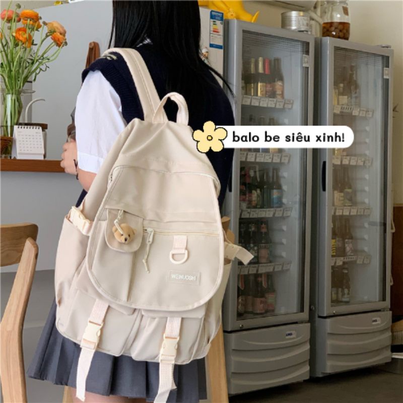 Balo Đi Học Ulzzang Không Thấm Nước