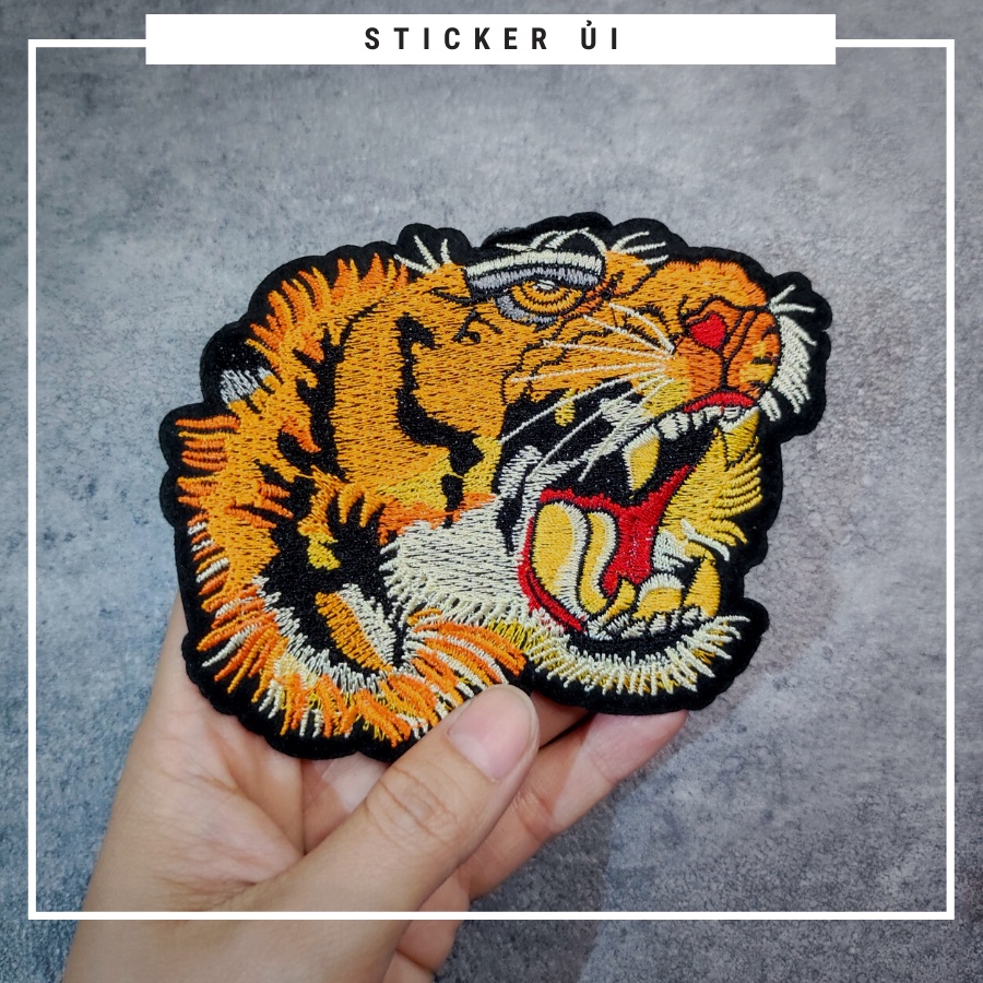Sticker ủi áo Cao cấp - CÓ SẴN KEO ỦI - sticker vải dùng làm miếng vá áo, phụ kiện trang trí quần áo, balo, giày, nón