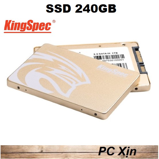 [Mã ELMSHX hoàn 8% xu đơn 500K] SSD Kingspec 240GB P4-240 2.5 Sata III- Bảo Hành 36 Tháng Mai Hoàng Phân Phối