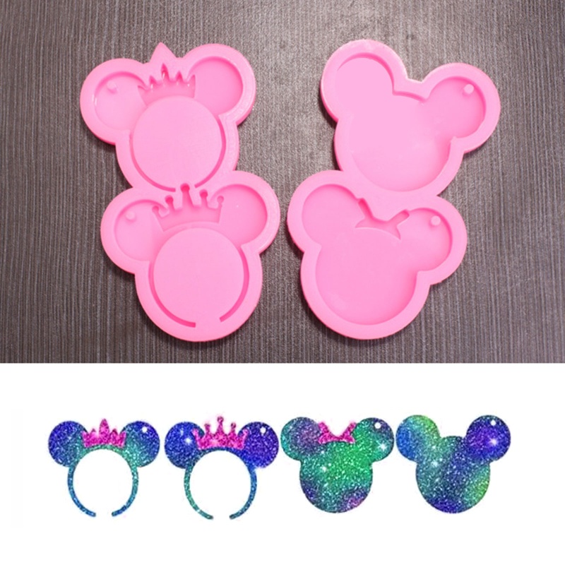 Khuôn Làm Móc Khóa / Điện Thoại Bằng Nhựa Resin Không Đánh Bóng DIY