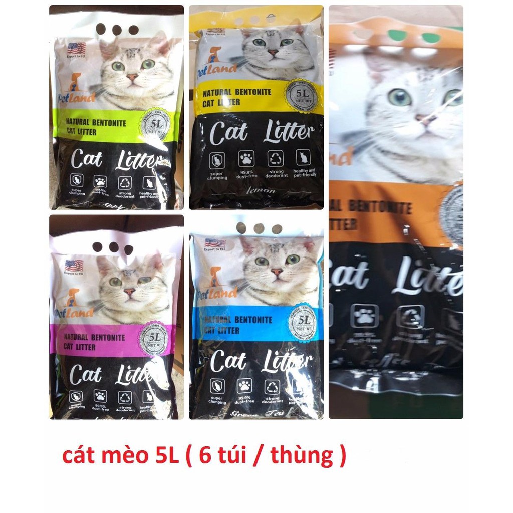 [GIÁ HỦY DIỆT] CAT LITTER Cát vệ sinh cho mèo - Cát vệ sinh khử mùi diệt khuẩn cho mèo CATLIKE