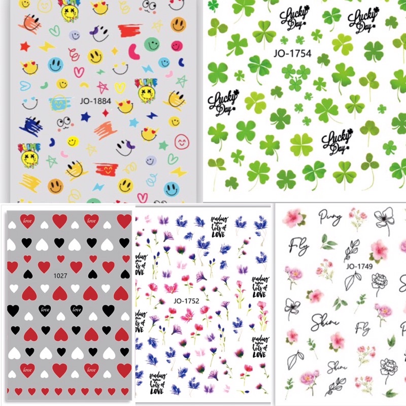 Miếng stick dán móng Hàn siêu cute dành cho Nail