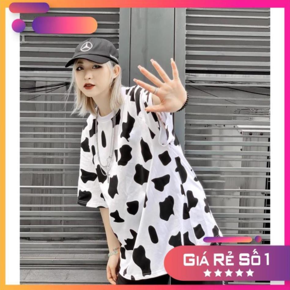 Áo thun bò sữa tay lỡ form rộng Unisex, áo bò sữa tay lỡ A244 | BigBuy360 - bigbuy360.vn