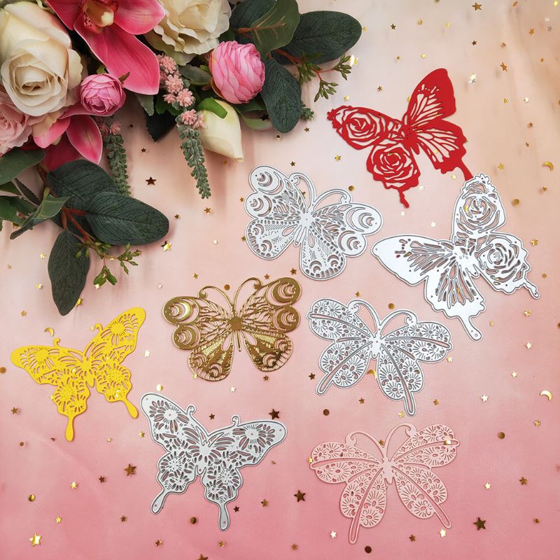 Khuôn cắt giấy kim loại hình logo Le Papillon