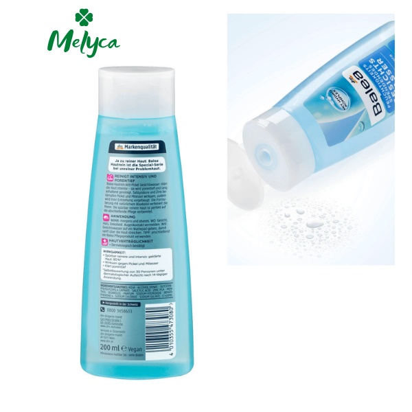 Nước hoa hồng Balea 200ml nhập khẩu Đức - Shop Melyca