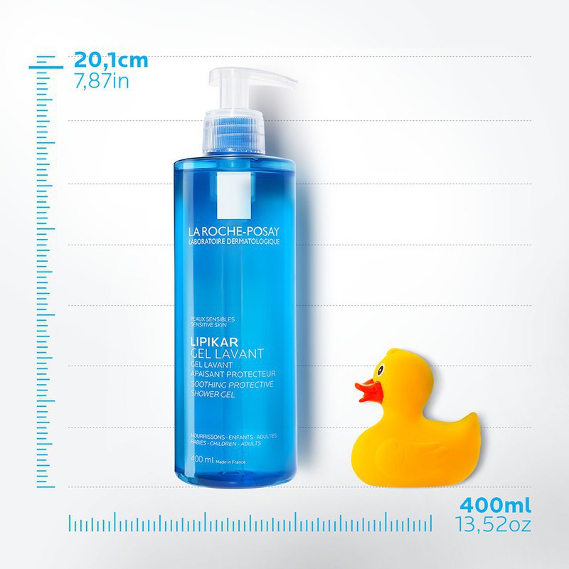 [CHÍNH HÃNG CÓ TEM] La Roche Posay LIPIKAR Soothing Protecting Shower Gel - Gel tắm làm sạch, làm dịu bảo vệ da nhạy cảm