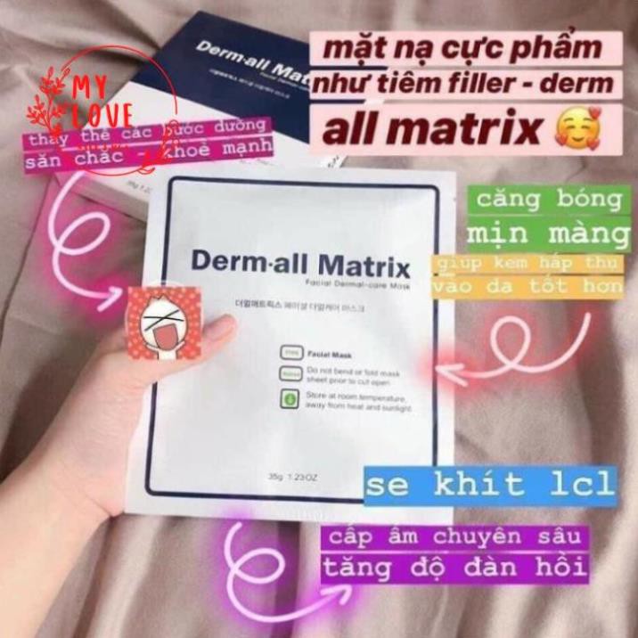 ☘️ Mặt nạ thạch DERM ALL MATRIX HÀN QUỐC dưỡng da, nâng cơ da mặt giúp da căng mịn hết nếp nhăn