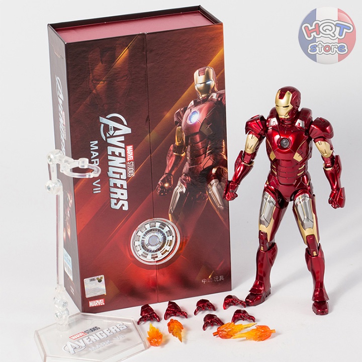 Mô hình iRon Man Mark VII ZD Toys chính hãng tỉ lệ 1/10