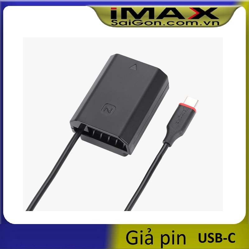 GIẢ PIN KINGMA CHO CANON NP-FW50 CỔNG USB-C