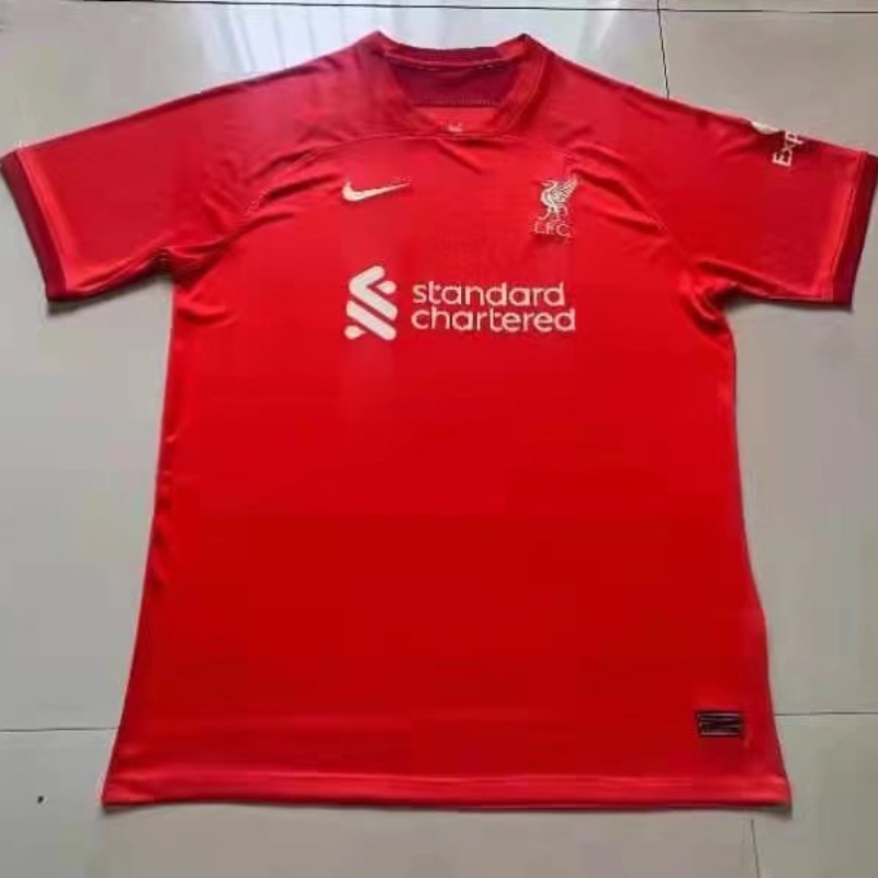 Áo Thun Bóng Đá Ngắn Tay Đội Tuyển Liverpool Chất Lượng Cao 22-23