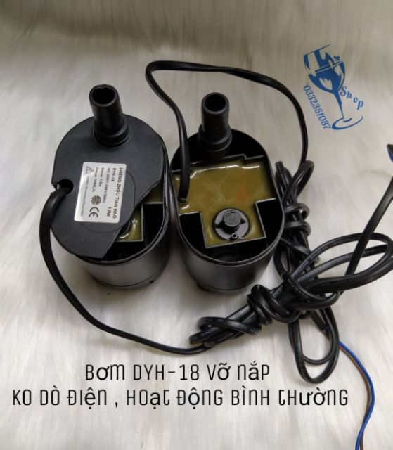 Bơm quạt điều hòa 18w /220v cho quạt làm mát - bơm quạt nước