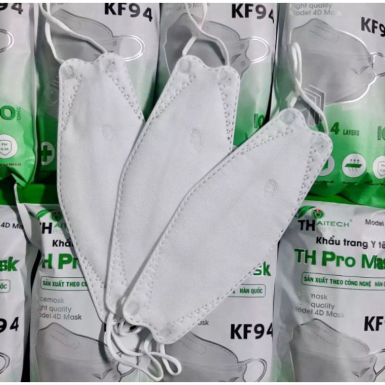 Khẩu Trang Y Tế KF94 loại 4 lớp Kháng Khuẩn, Thoáng khí, Lọc Sạch Bụi Mịn PM 0.25 SX Theo Công Nghệ Hàn Quốc ONESTORE