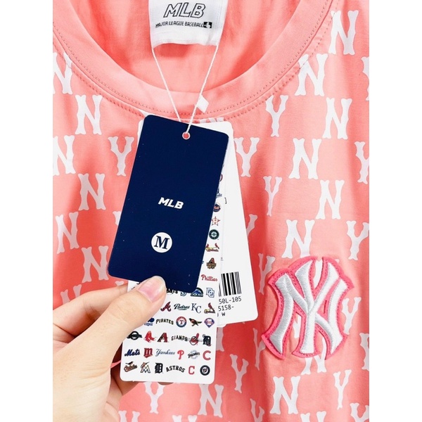 Áo mono MLB Hồng hot hít hàng VNXK