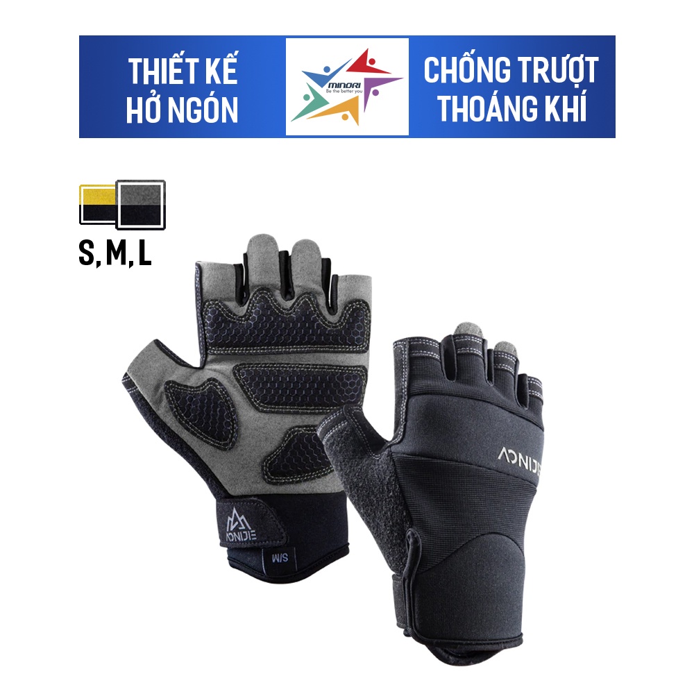 Bao Tay Thể Thao Tập Gym Chạy Trail Đạp XeLeo Núi  Aonijie M54