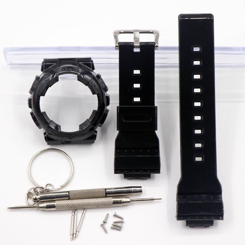 Dây đeo đồng hồ G-Shock dòng Baby-G Ba-111 Ba-110 Ba-112 kèm phụ kiện đepk mắt thời trang