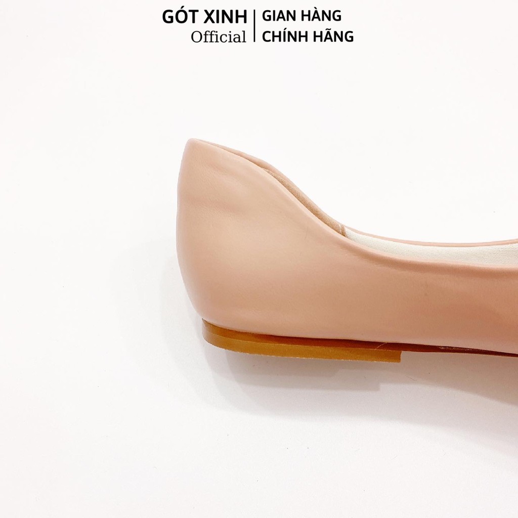 Giày Búp Bê Nơ GÓT XINH GX270 Khóa Tròn Da Mềm | BigBuy360 - bigbuy360.vn