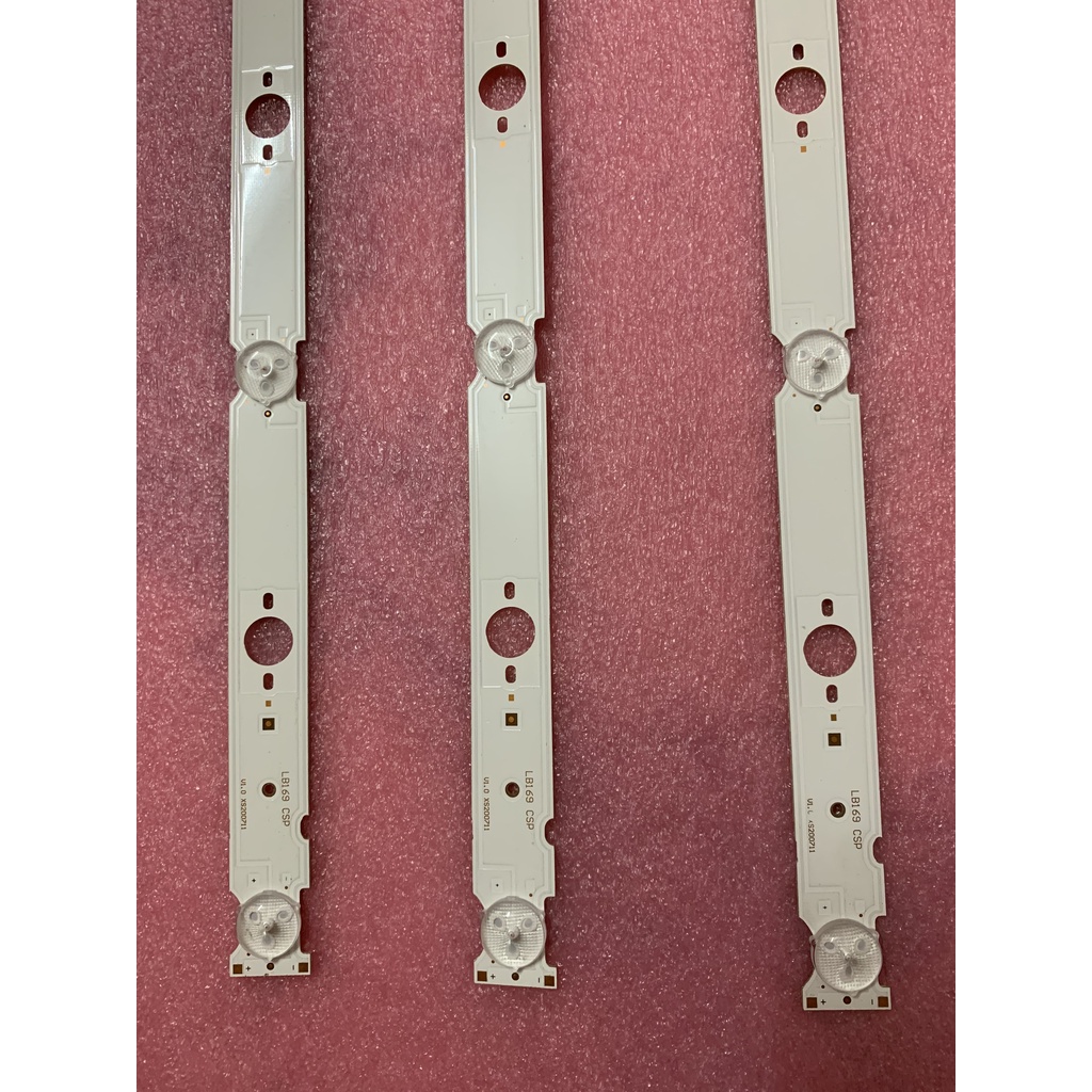 Thanh LED Tivi  sony 40W650D - Lắp zin tivi sony 40W650D - 1 bộ 3 thanh giống nhau - LED MỚI 100% nhà máy