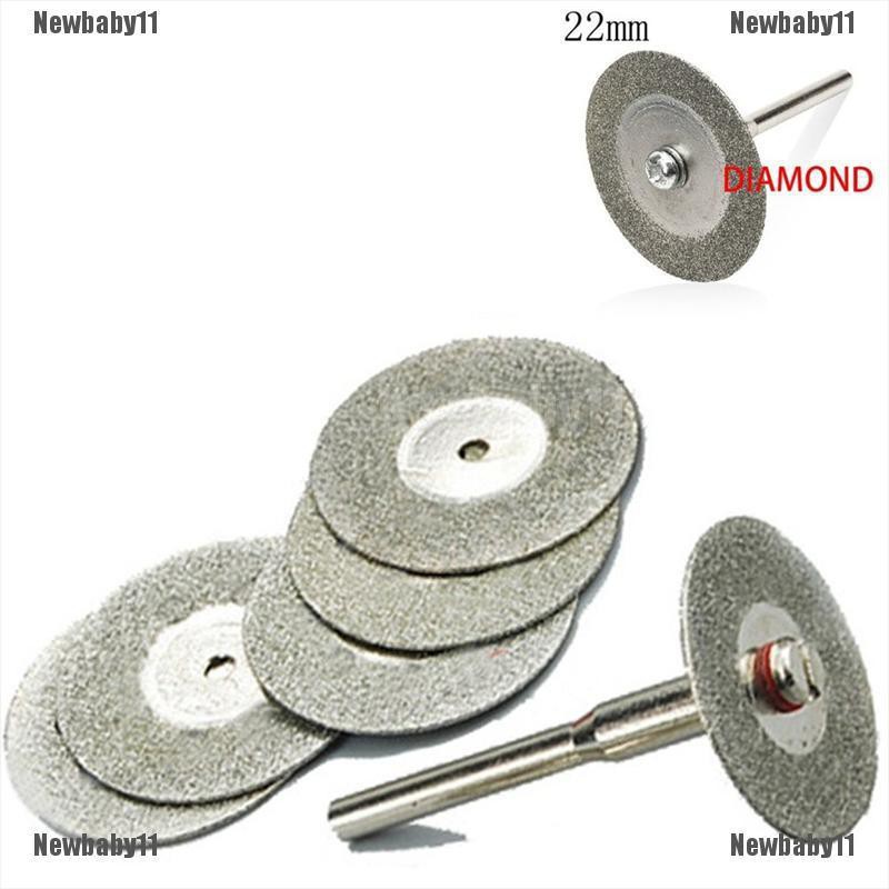 Set 5 Lưỡi Cắt Kim Cương 22mm + 1 Trục Khoan Chuyên Dụng
