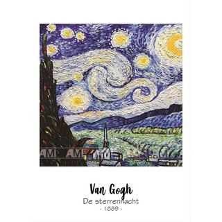 Set 3 Tranh Canvas Van Gogh