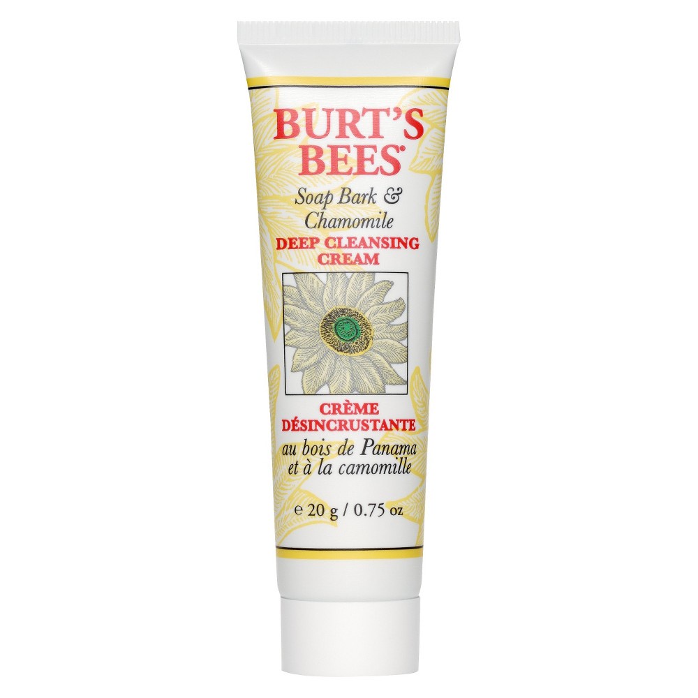 Sữa rửa mặt hoa Cúc Burt’s Bees Soap Bark & Chamomile Deep Cleansing Cream 20g Burts Bee