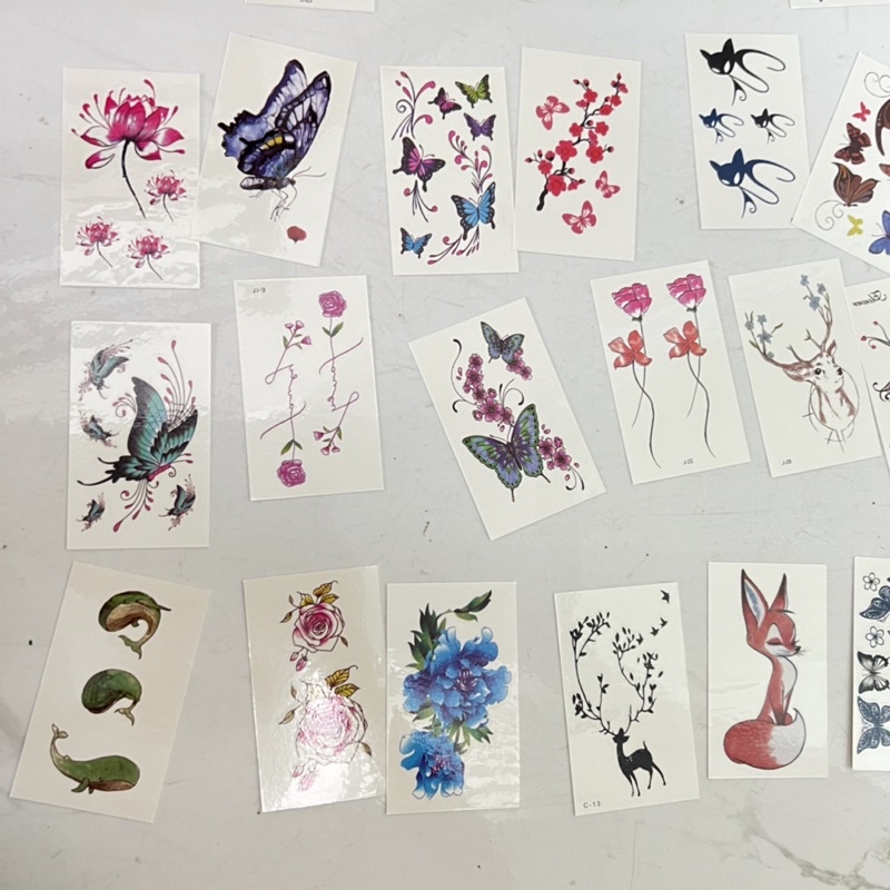 Set 30 tấm hình xăm dán giá 70k