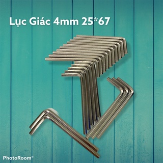 Lục giác 4mm (dài 25*67mm, 4ly)