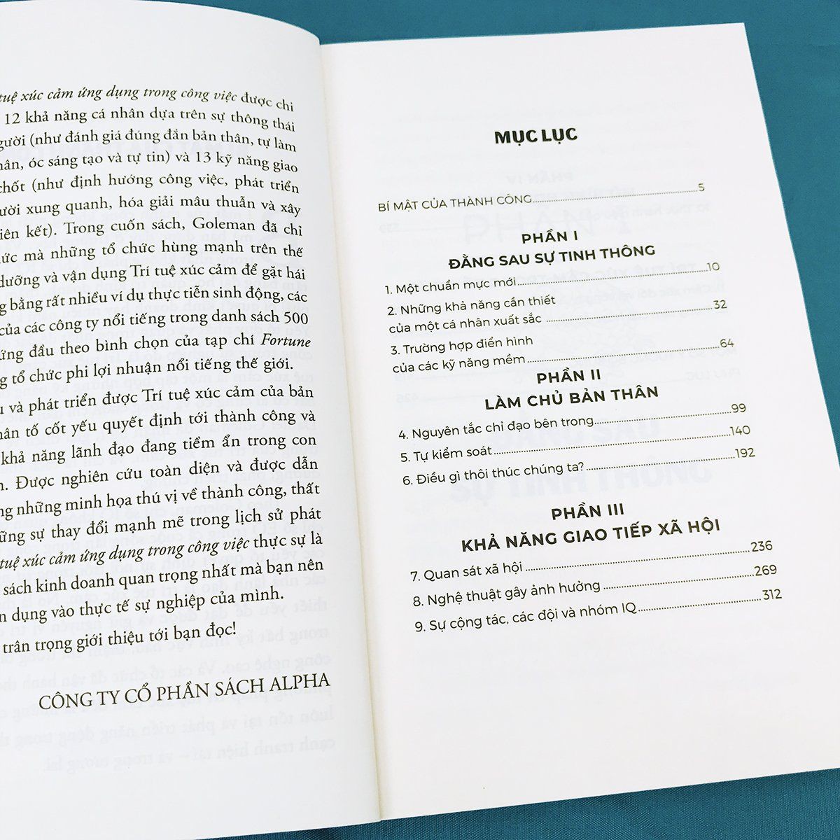 Sách - Trí Tuệ Xúc Cảm Ứng Dụng Trong Công Việc (Bìa xanh) | BigBuy360 - bigbuy360.vn