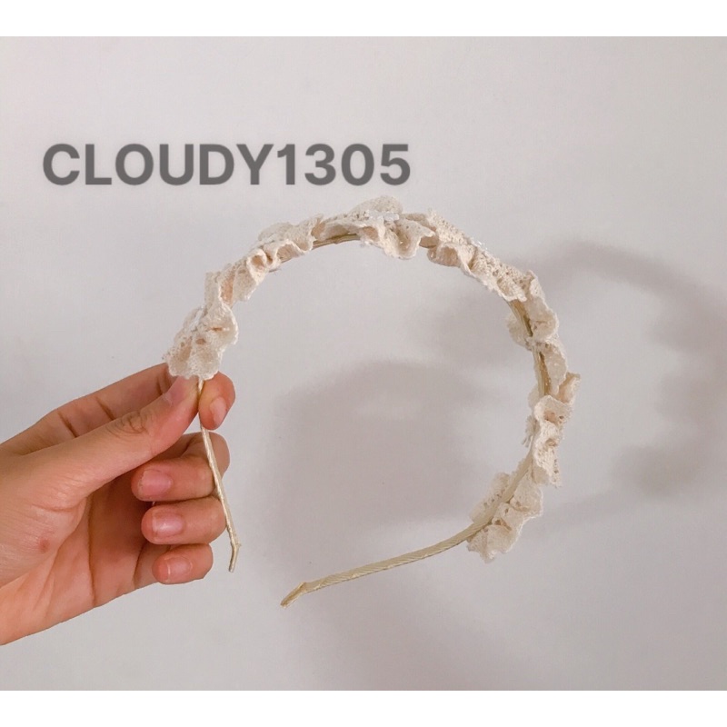 Cài tóc/Bờm tóc hoa ren điệu đà