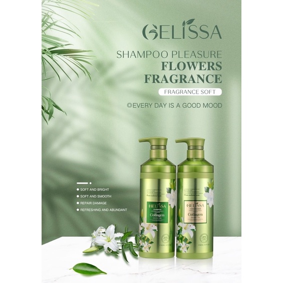Gội xả collagen Gelissa  phục hồi tóc mềm mượt