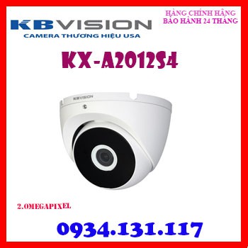 Camera Dome 4 in 1 hồng ngoại 2.0 Megapixel KBVISION KX-A2012S4 (THAY THẾ KX-2012S4) | WebRaoVat - webraovat.net.vn