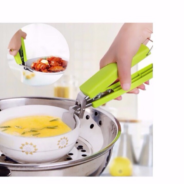 [HCM] Dụng cụ gắp nóng thông minh - gắp nóng inox an toàn