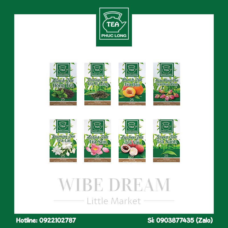 Trà Túi Lọc Phúc Long 2g x 25 gói