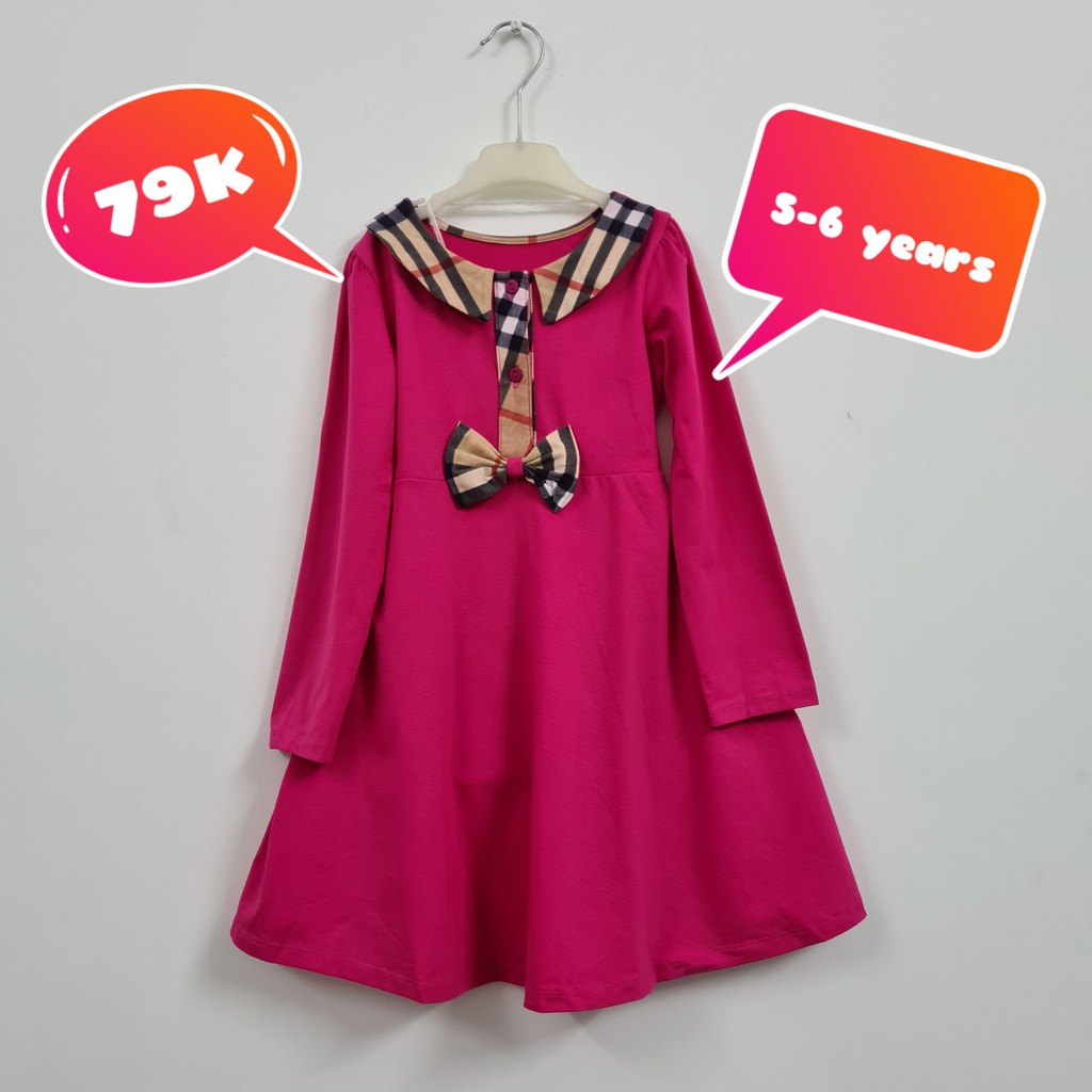 Váy cotton bé gái hàng xuất giá sập sàn