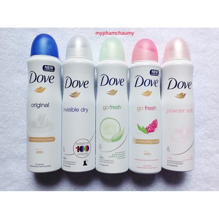 Xịt khử mùi Dove 150ml