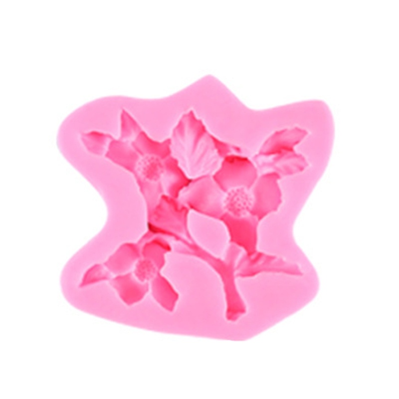 Khuôn Silicone Tạo Hình Hoa 3D Trang Trí Bánh Sáng Tạo