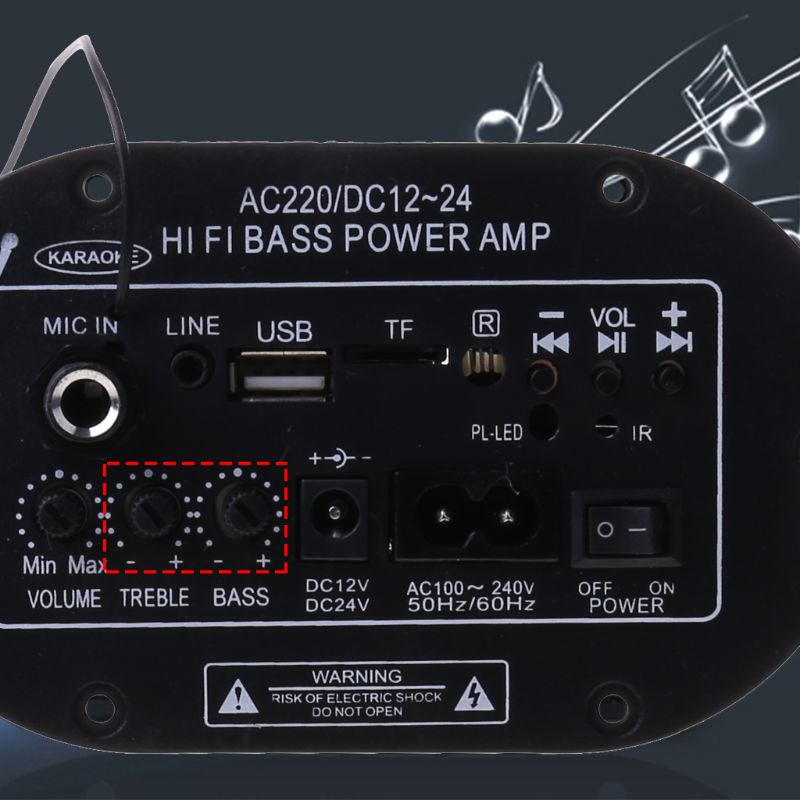 Bảng Mạch Khuếch Đại Âm Thanh zzz 25W Kết Nối Bluetooth Cổng USB FM Radio TF Cho Xe Mô Tô