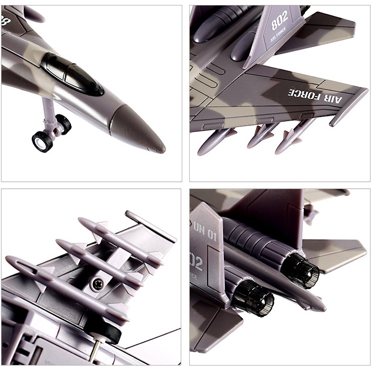 Mô Hình Máy Bay Chiến Đấu Su-35 F16 Bằng Hợp Kim