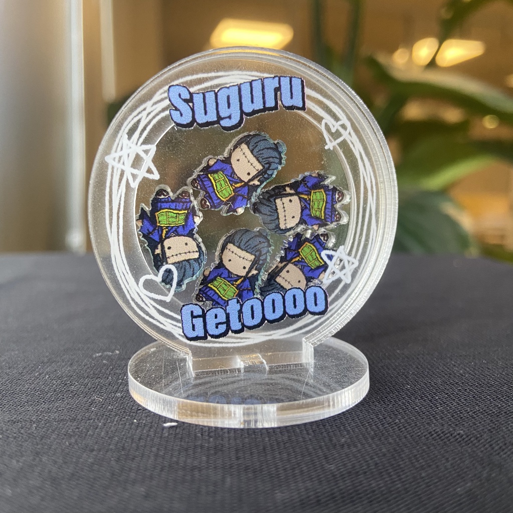 Mô hình đứng Standee Jujutsu Kaisen cầu tuyết anime Wrightz cao 5 cm trang trí góc học tập bàn làm việc