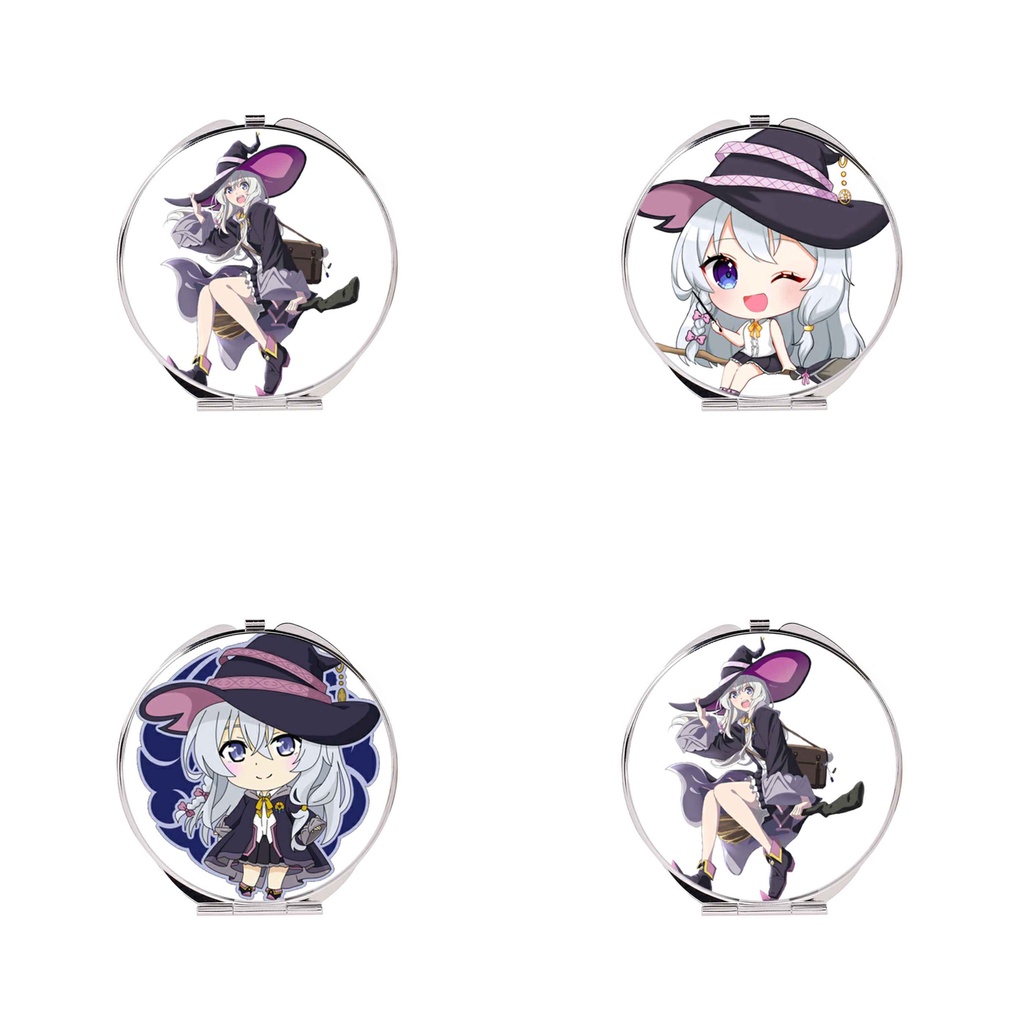 ( tròn ) Gương HÀNH TRÌNH CỦA ELENA bỏ túi cầm tay 2 mặt dễ thương tiện lợi quà tặng độc đáo