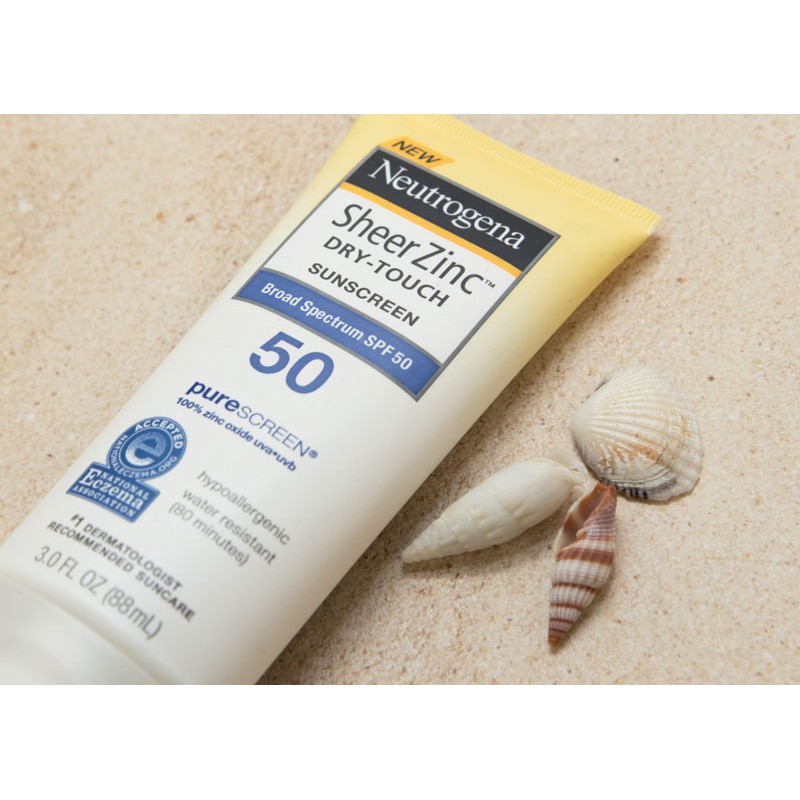 Kem chống nắng cho da nhạy cảm Neutrogena Sheer Zinc Dry – Touch Sunscreen - có bill mua từ mỹ