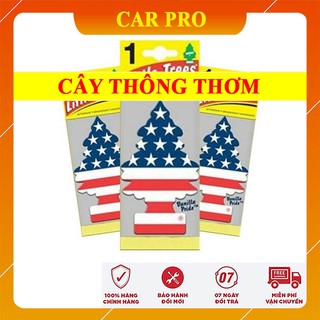 Cây thông thơm - Sáp thơm cây thông Little Trees khử mùi xe ô tô, tủ đồ