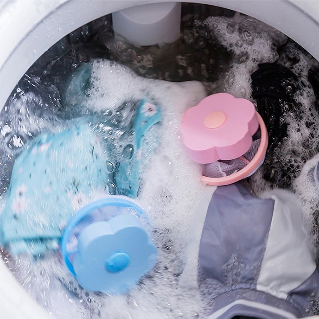 Bảo dưỡng máy giặt lồng giặt bằng túi lọc cặn bẩn thông minh combo 2 sản phẩm