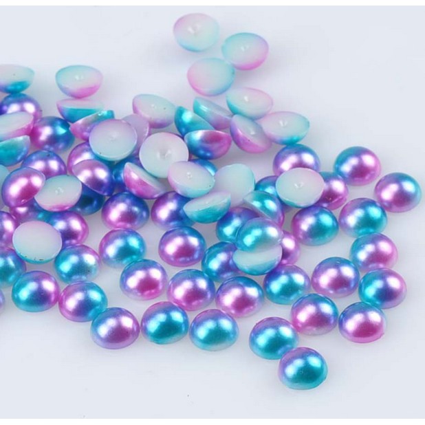 Hạt Ngọc Trai Giả Bằng Nhựa ABS Kích Thước 3-10mm Dùng Làm