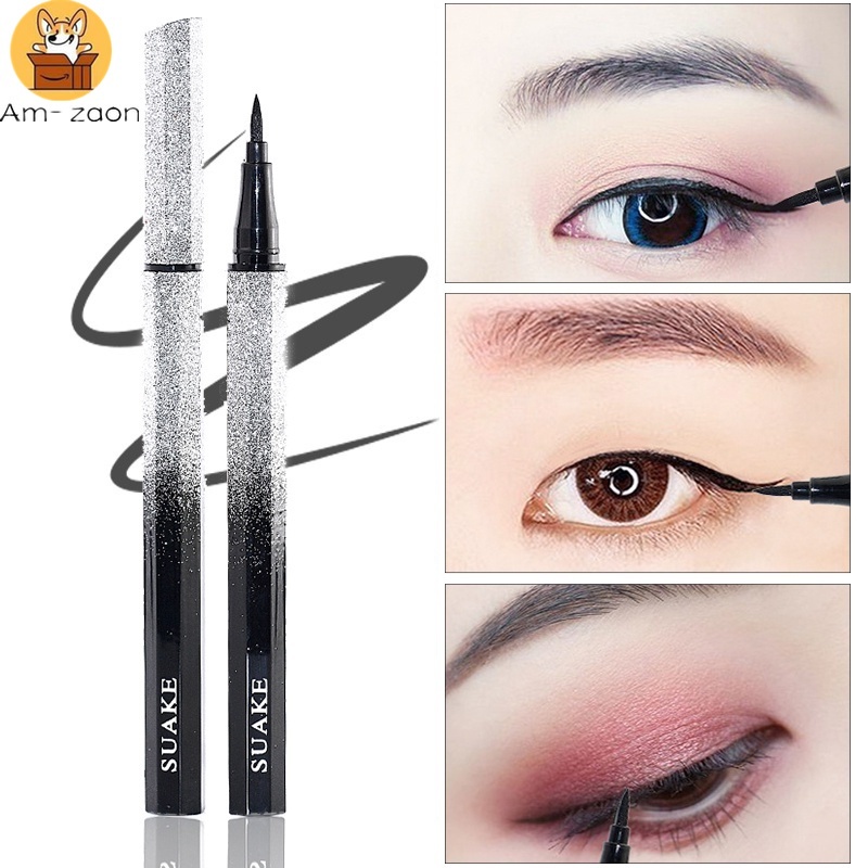 Bút Kẻ Mắt Chống Nước Lâu Trôi Tự Nhiên Thiết Kế Vỏ Lấp Lánh Ánh Sao