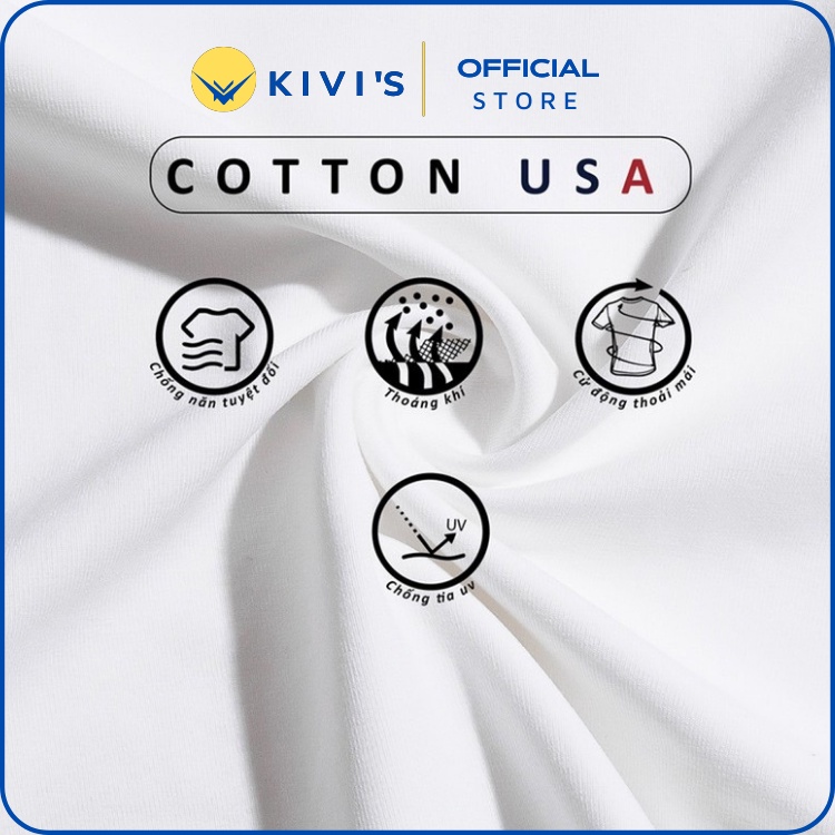 Áo Thun Trơn Cotton 100% 4 Chiều Áo Phông Trơn Màu Trắng Đen Cà phê Vàng Unisex Form Rộng  KIVI'S