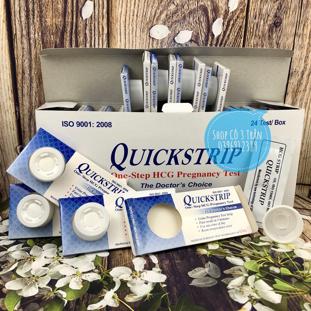 24 Que Thử Thai QuickStrip - Que Trường Phát