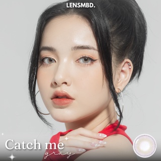 Lens kính áp tròng cận LENSMBD màu CATCH ME GRAY áp tròng tự nhiên an toàn cho mắt nhạy cảm.