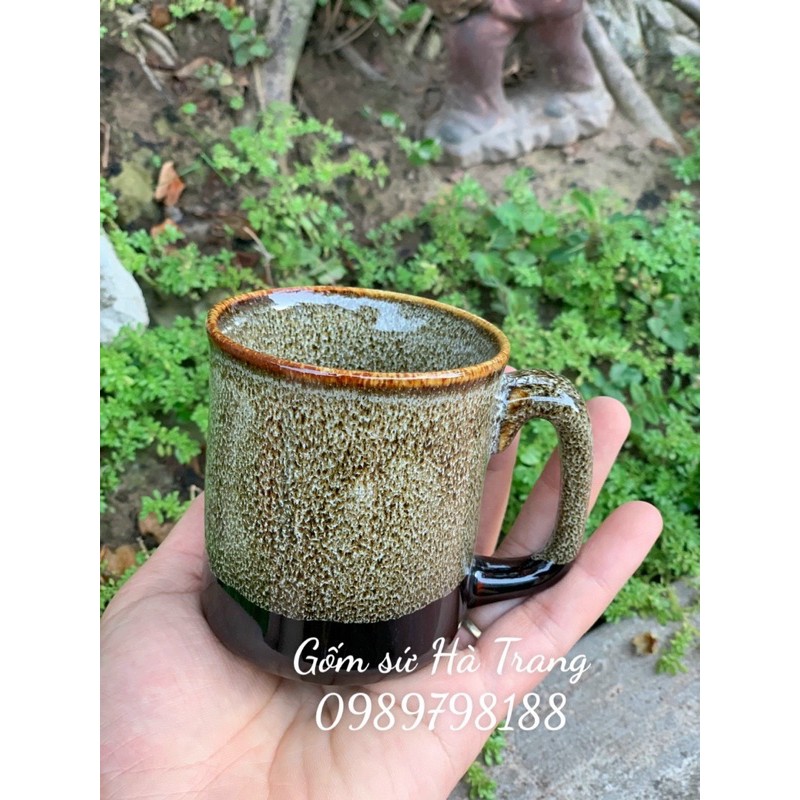 Cốc cafe nóng men hoả biến Gốm sứ Bát Tràng cao cấp không chì