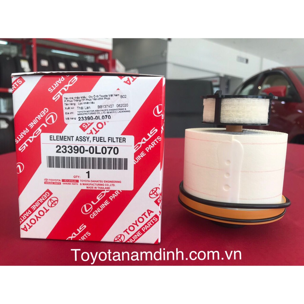 Lọc nhiên liệu Toyota Fortuner Hilux Inova chính hãng Toyota Việt nam