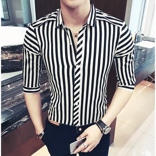 Áo sơ mi kẻ body